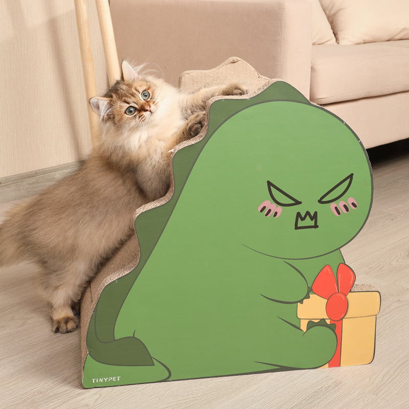 Dinosaur cat scratcher