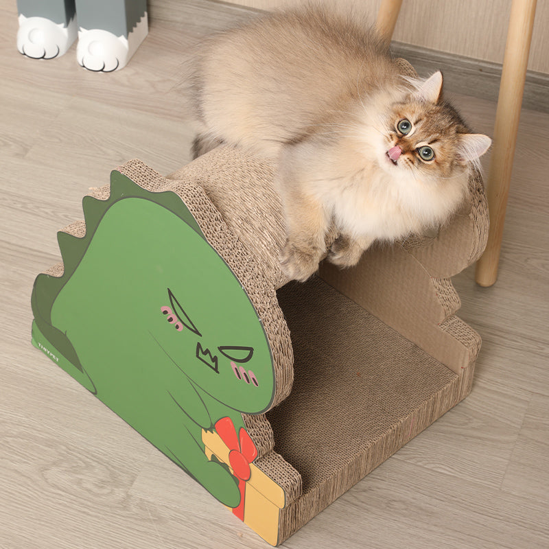 Dinosaur cat scratcher